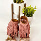 True Fringe Wedge in Blush