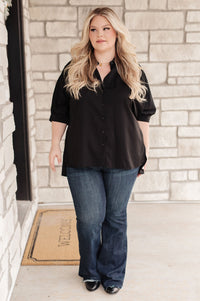 Turned Out Perfect Oversized Button Down Shirt - Happily Ever Atchison Shop Co.