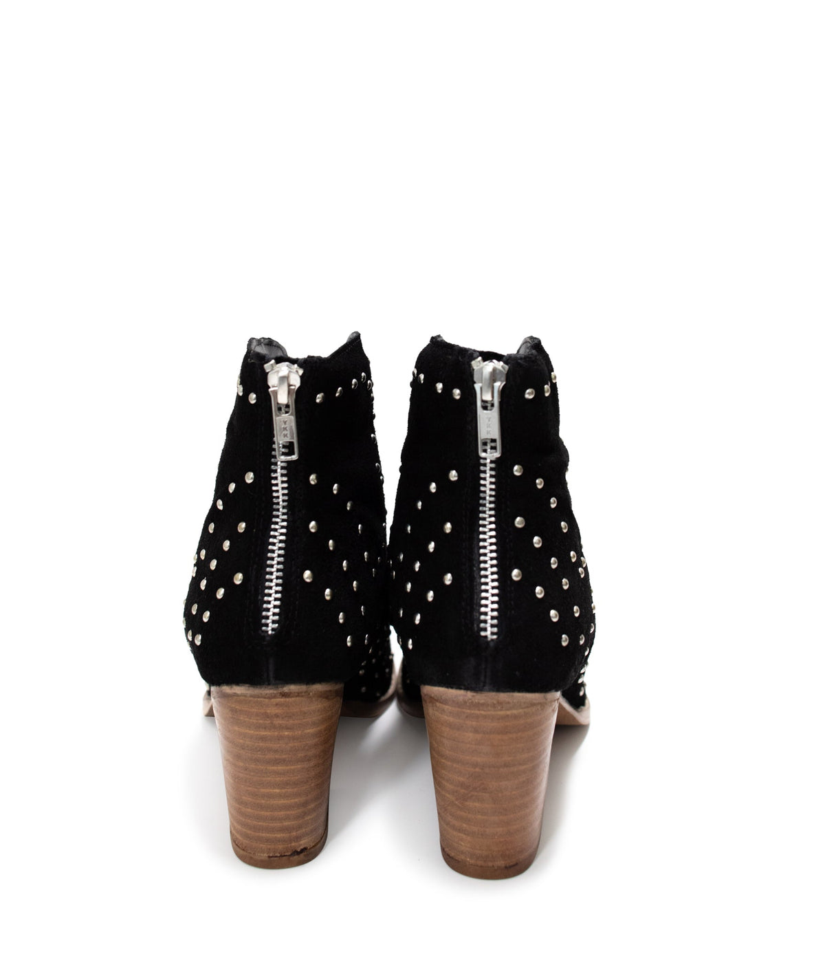 Twilight Studded Heeled Ankle Boot in Black - 1985 THE VAULT