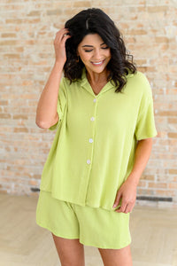 Two's Company Ribbed Button Down - Happily Ever Atchison Shop Co.