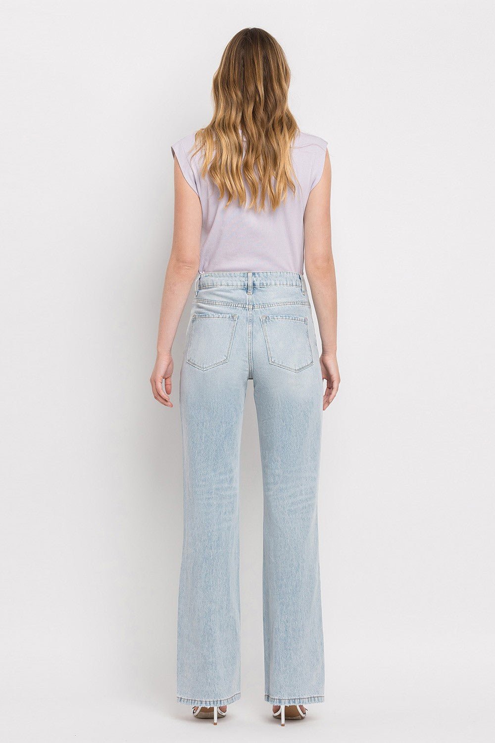 Vervet by Flying Monkey 90'S Vintage Super High Rise Flare Jeans - Happily Ever Atchison Shop Co.