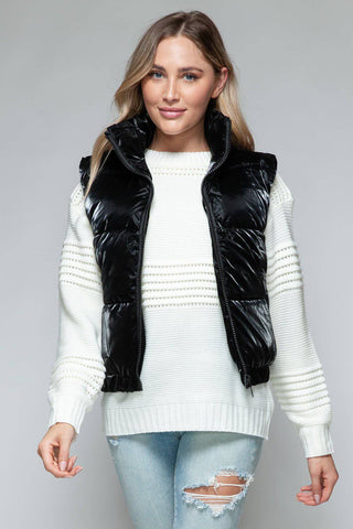 Snobbish Fine Fur Lining Quilted Vest - 1985 the VAULT Boutique