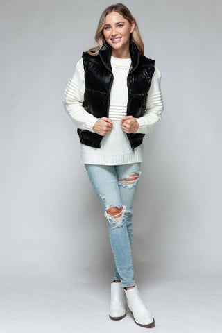 Snobbish Fine Fur Lining Quilted Vest - 1985 the VAULT Boutique