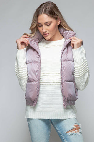 Snobbish Fine Fur Lining Quilted Vest - 1985 the VAULT Boutique