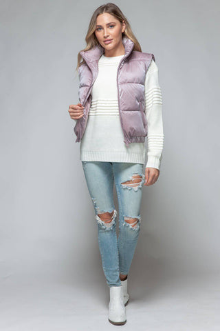 Snobbish Fine Fur Lining Quilted Vest - 1985 the VAULT Boutique