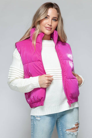 Snobbish Fine Fur Lining Quilted Vest - 1985 the VAULT Boutique