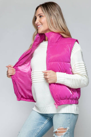 Snobbish Fine Fur Lining Quilted Vest - 1985 the VAULT Boutique