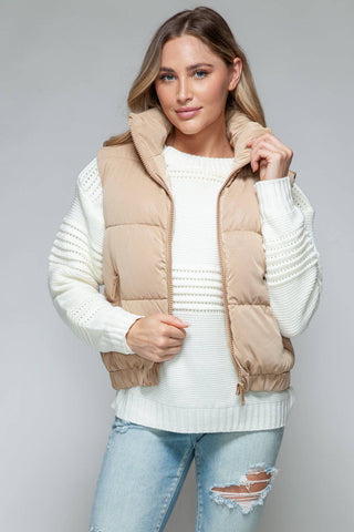 Snobbish Fine Fur Lining Quilted Vest - 1985 the VAULT Boutique