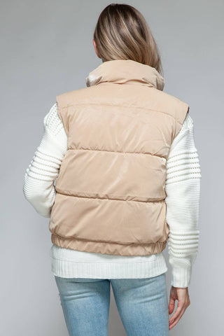 Snobbish Fine Fur Lining Quilted Vest - 1985 the VAULT Boutique