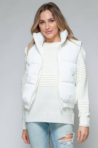 Snobbish Fine Fur Lining Quilted Vest - 1985 the VAULT Boutique