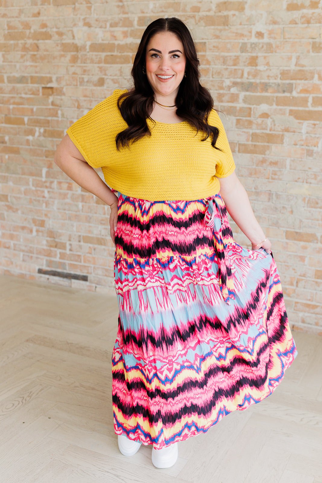 Watch Me Twirl Abstract Skirt - Happily Ever Atchison Shop Co.