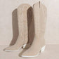 SAMARA-EMBROIDERY WESTERN KNEE HIGH BOOTS - 1985 the VAULT Boutique