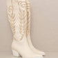 SAMARA-EMBROIDERY WESTERN KNEE HIGH BOOTS - 1985 the VAULT Boutique