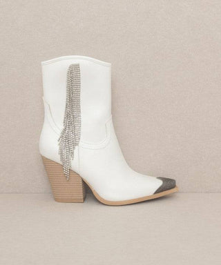 OASIS SOCIETY Kai - Rhinestone Fringe Boots - 1985 the VAULT Boutique