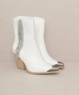 OASIS SOCIETY Kai - Rhinestone Fringe Boots - 1985 the VAULT Boutique