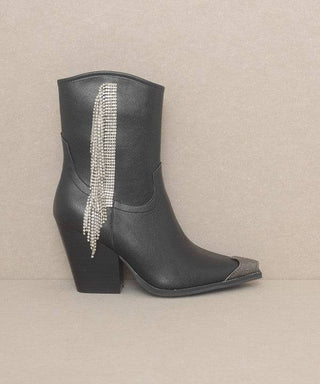 OASIS SOCIETY Kai - Rhinestone Fringe Boots - 1985 the VAULT Boutique