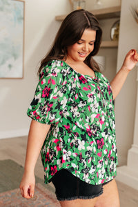 Wild and Bright Floral Top - Happily Ever Atchison Shop Co.