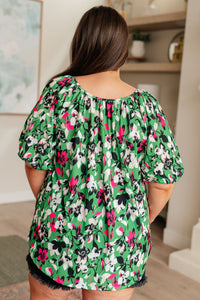 Wild and Bright Floral Top - Happily Ever Atchison Shop Co.