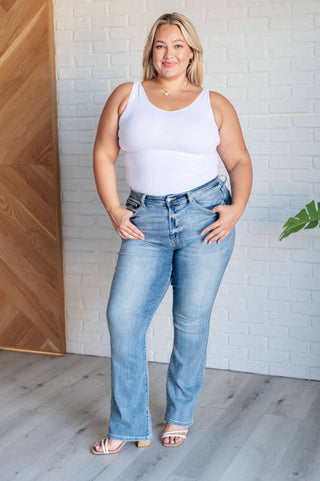 Alana Mid Rise Clean Bootcut Jeans - 1985 the VAULT Boutique