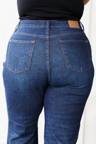 Arlo High Rise Button-Fly Straight Jeans - 1985 the VAULT Boutique