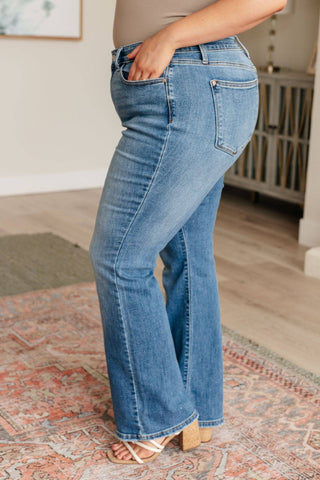 Genevieve Mid Rise Vintage Bootcut Jeans - 1985 the VAULT Boutique