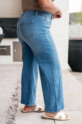 Hayes High Rise Wide Leg Crop Jeans - 1985 the VAULT Boutique