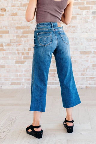 Hayes High Rise Wide Leg Crop Jeans - 1985 the VAULT Boutique