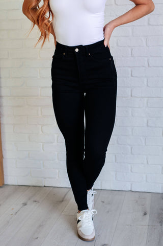 Nicole Tummy Control Skinny Jeans in Black - 1985 the VAULT Boutique