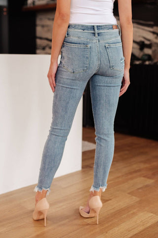 Sherry Mid Rise Release Waistband Detail Skinny - 1985 the VAULT Boutique