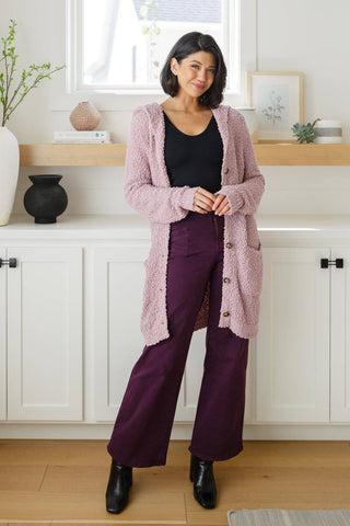 Petunia High Rise Wide Leg Jeans in Plum - 1985 the VAULT Boutique