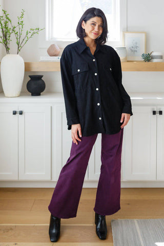 Petunia High Rise Wide Leg Jeans in Plum - 1985 the VAULT Boutique