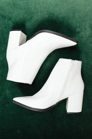 Amari Ankle Boots in White - 1985 the VAULT Boutique