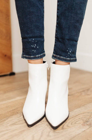 Amari Ankle Boots in White - 1985 the VAULT Boutique