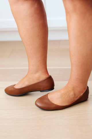 On Your Toes Ballet Flats in Camel - 1985 the VAULT Boutique