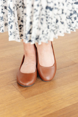 On Your Toes Ballet Flats in Camel - 1985 the VAULT Boutique