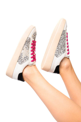 Another Round Sneakers in Silver Sequins - 1985 the VAULT Boutique