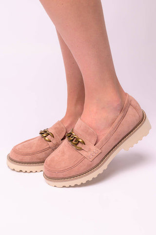 Literally Loafers in Blush Faux Suede - 1985 the VAULT Boutique