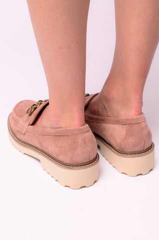 Literally Loafers in Blush Faux Suede - 1985 the VAULT Boutique