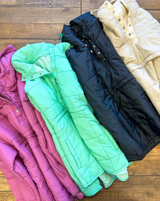 PREORDER: Peyton Puffer Jacket In Four Colors - 1985 the VAULT Boutique