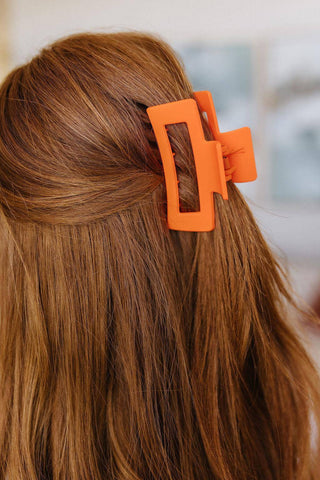 Claw Clip Set of 4 in Orange - 1985 the VAULT Boutique