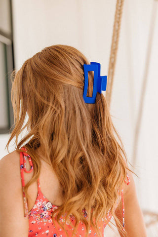 Claw Clip Set of 4 in Royal Blue - 1985 the VAULT Boutique