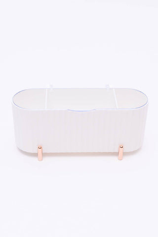 Mini Beauty Organizer in White - 1985 the VAULT Boutique