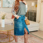 Always Be There Cargo Denim Skirt - 1985 the VAULT Boutique