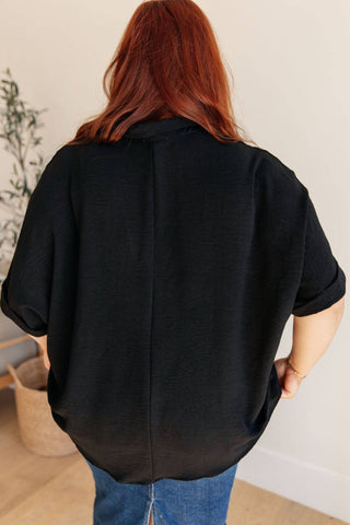 Because I Said So Dolman Sleeve Top in Black - 1985 the VAULT Boutique