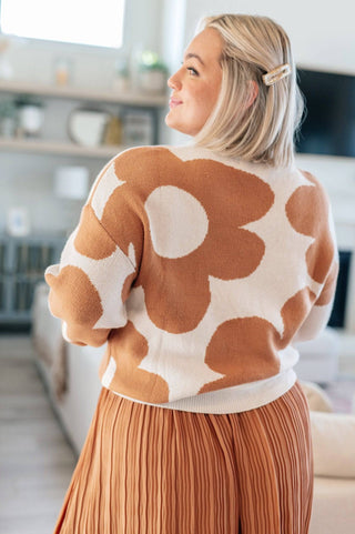 Bigger is Better Mod Floral Sweater - 1985 the VAULT Boutique