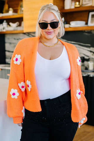 Bright Flower Child Floral Cardigan - 1985 the VAULT Boutique