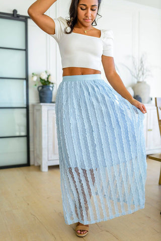 Cascading Ruffles A-Line Skirt - 1985 the VAULT Boutique