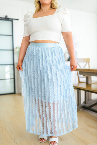 Cascading Ruffles A-Line Skirt - 1985 the VAULT Boutique