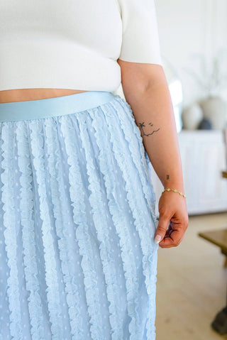 Cascading Ruffles A-Line Skirt - 1985 the VAULT Boutique