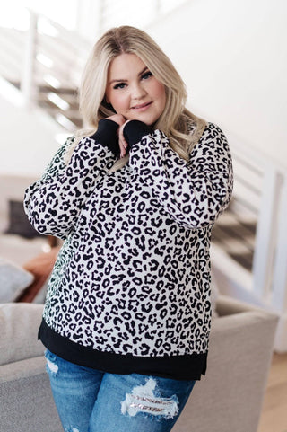 Cozy in Cheetah Pullover Sweatshirt - 1985 the VAULT Boutique